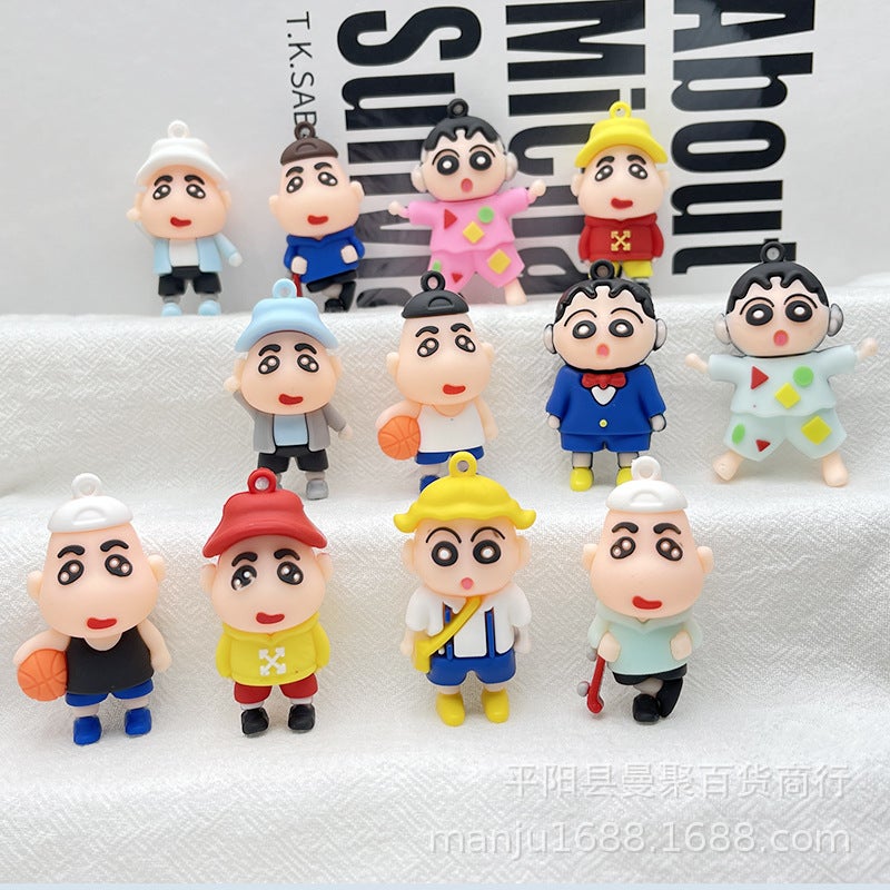 Crayon Shin-chan Cartoon Keychain - Image 1