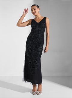 Embellished Evening Dress