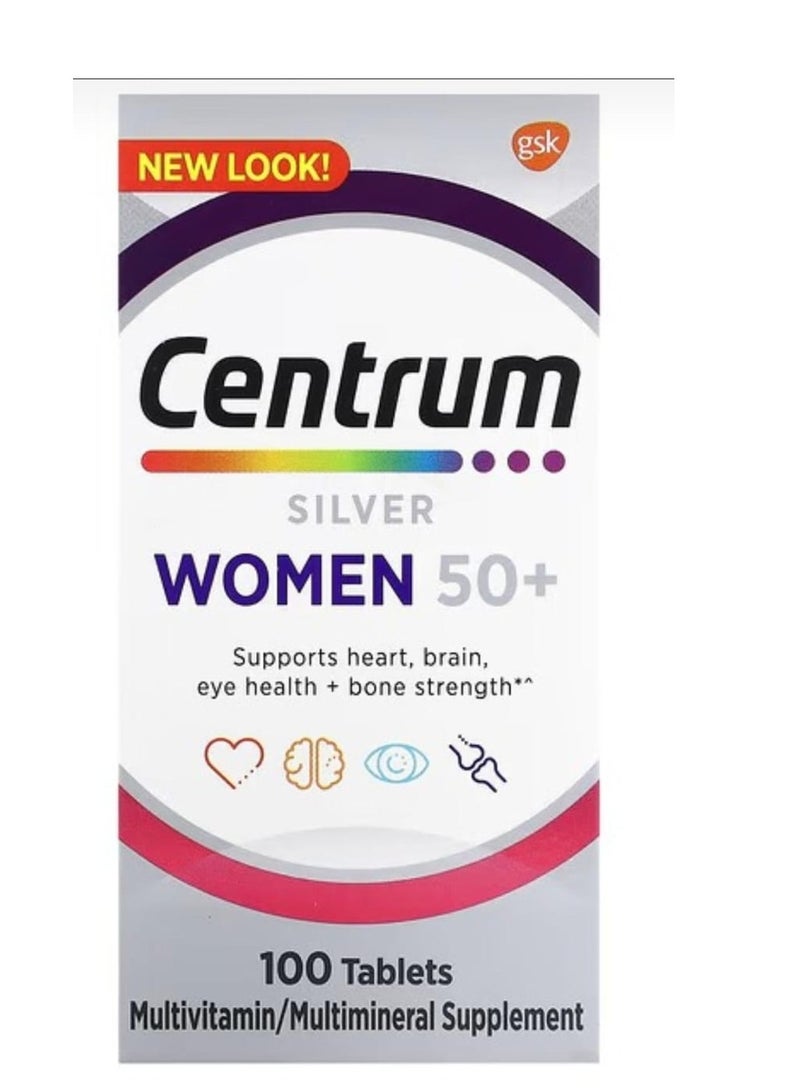 Silver Women 50+ 100 Tablets