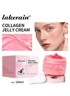 Collagen Jelly Cream—Niacinamide and Freeze,Dried Hydrolyzed Collagen,Boosts Skin's Barrier Hydration and Gives 24h Glow and Lifted Look,Korean Skincare