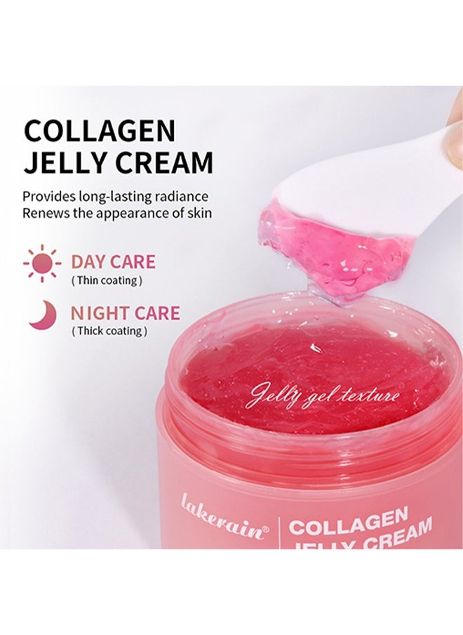 lakerain - Collagen Jelly Cream—Niacinamide and Freeze,Dried Hydrolyzed Collagen,Boosts Skin's Barrier Hydration and Gives 24h Glow and Lifted Look,Korean Skincare - Image 1