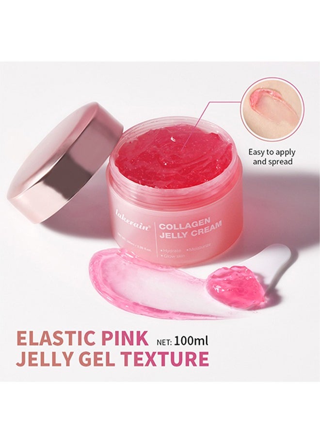 lakerain - Collagen Jelly Cream—Niacinamide and Freeze,Dried Hydrolyzed Collagen,Boosts Skin's Barrier Hydration and Gives 24h Glow and Lifted Look,Korean Skincare - Image 1