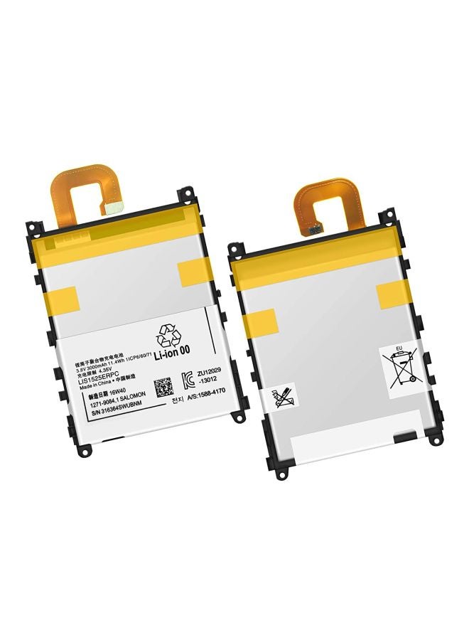 سوني بطارية بديلة لهاتف سوني إكسبيريا Z1 طراز LIS1525ERPC 3000 mAh أصفر - Image 2
