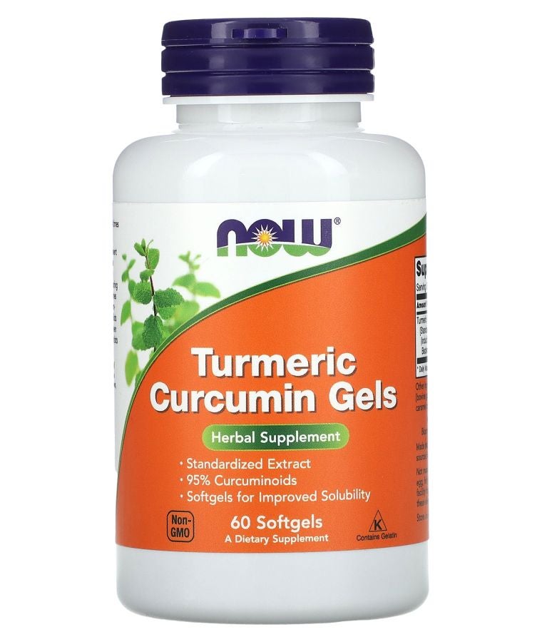 now Turmeric Curcumin Gels 60 Softgels