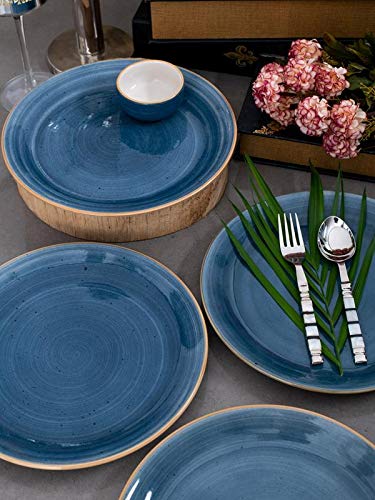 Goodhomes Designer Stoneware Dinner Plates (Set of 4 pcs) - Image 1