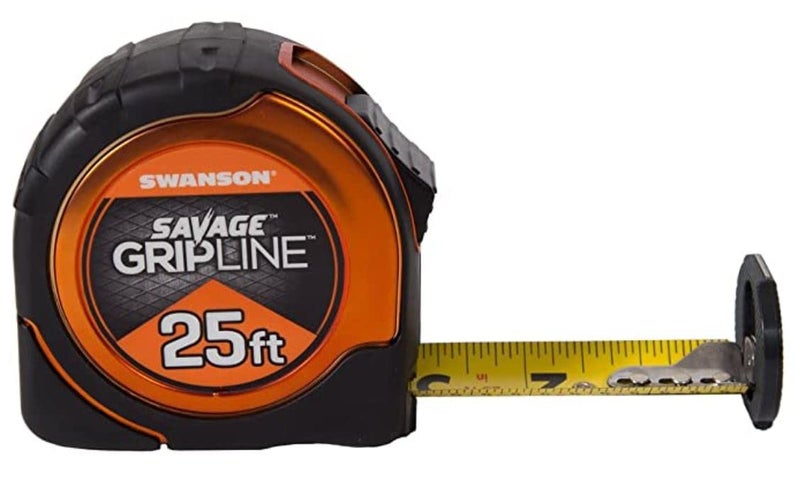 Swanson Tool Co. , Inc Swanson Tool SVGL25M1 25-Feet Magnetic Savage Grip Line Tape Measure - Image 1