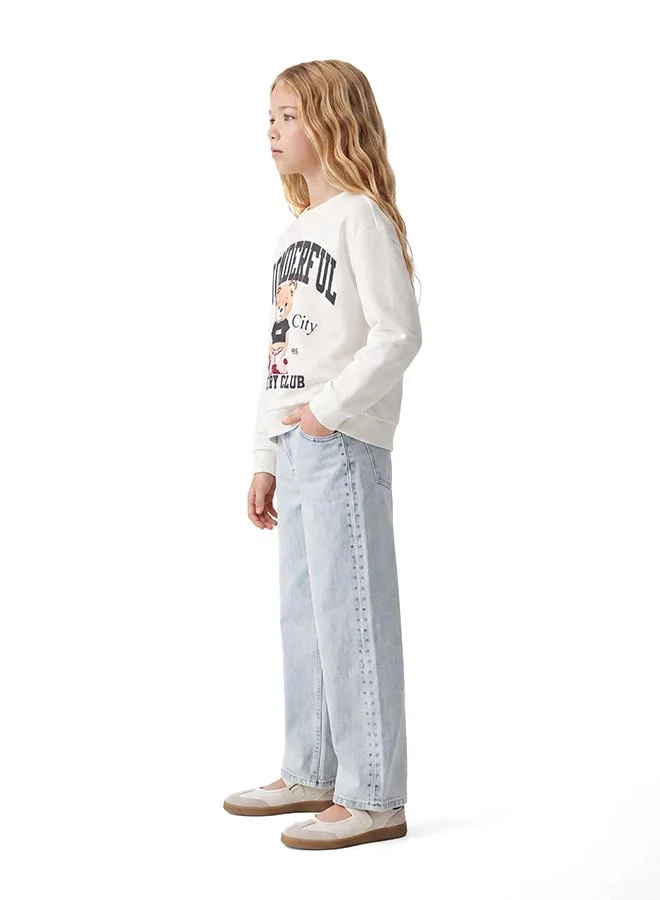 Koton  Teddy Bear Printed Sweatshirt for Women | Best Price UAE
