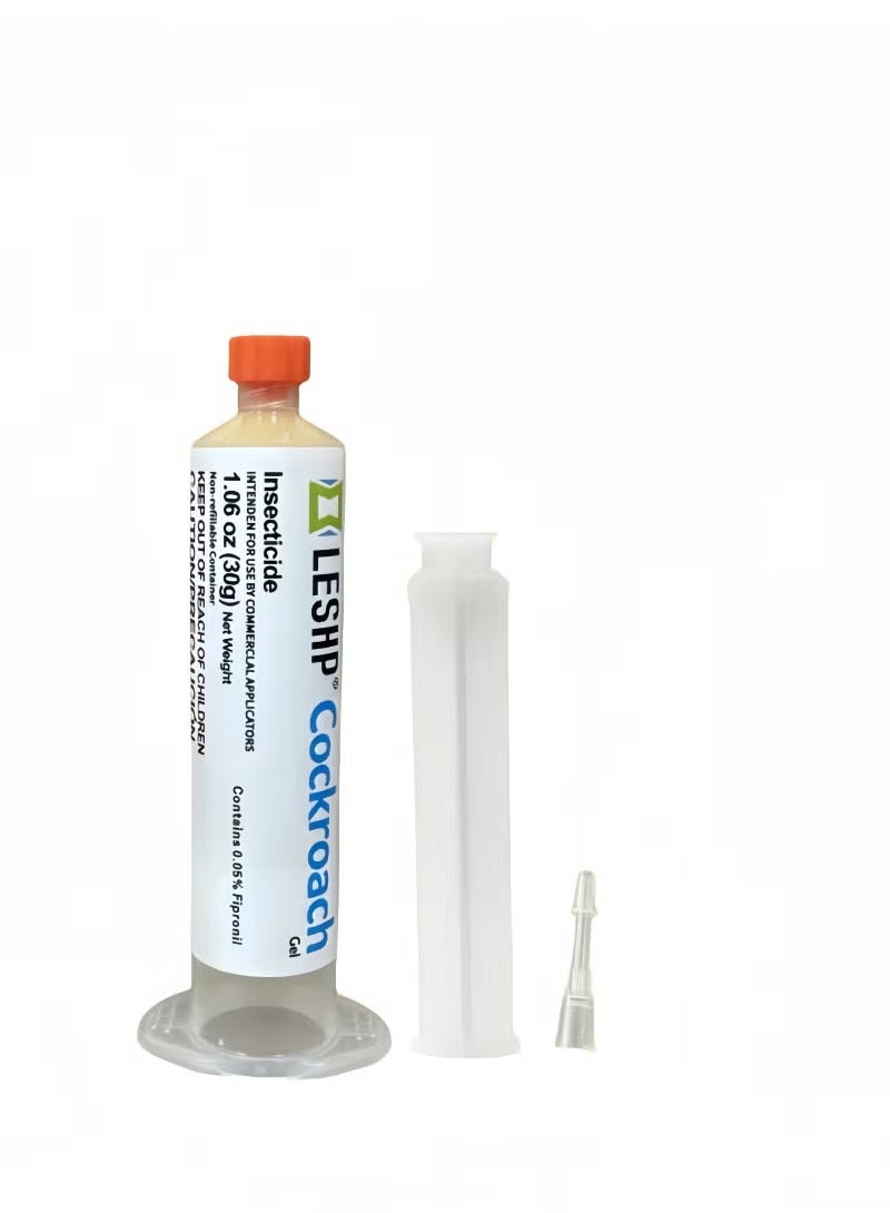 LESHP Cockroach  Gel Bait Includes (1 Tube +1 Plunger +1Tip)  30grams ﻿