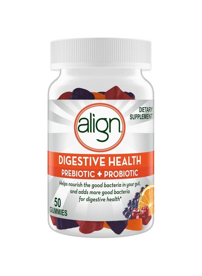 Align Digestive Health Prebiotic + Probiotic Gummies Fruit Flavored 50 Ct - Image 2