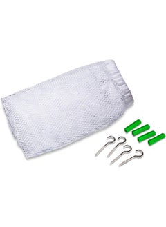 Handy Laundry Handy Laundry Jumbo Toy Hammock, White, Organize Stuffed Animals & Children's Toys with This Mesh Hammock, Great Decor, Neatly Organizing Kid's Toys and Stuffed Animals, Expands to 5.5 feet, (2-Pack)  - Image 4
