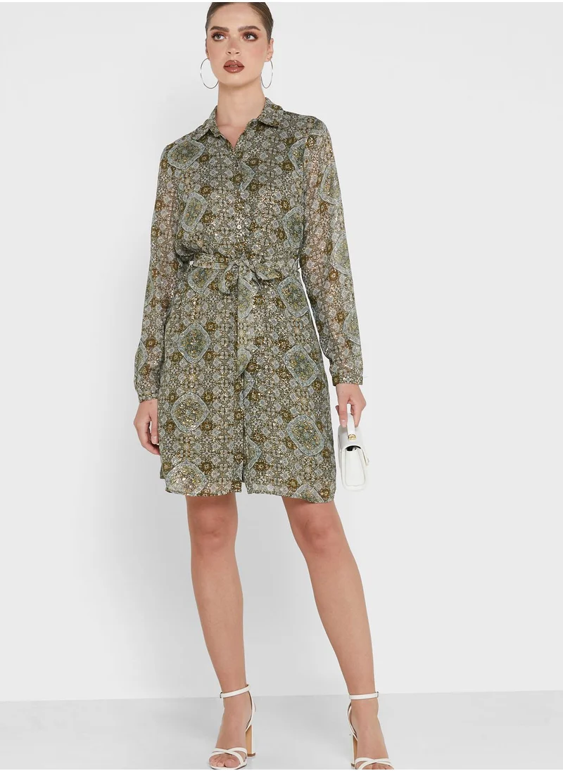 VERO MODA Printed Shirt Dress