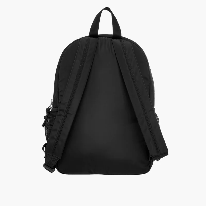 Kappa Kappa Logo Print Backpack with Adjustable Shoulder Straps