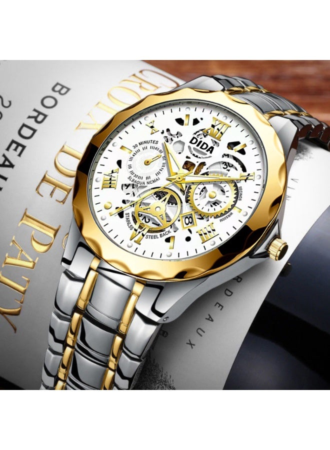 DIDA Men's Alloy Waterproof Watch S028 White - Image 2