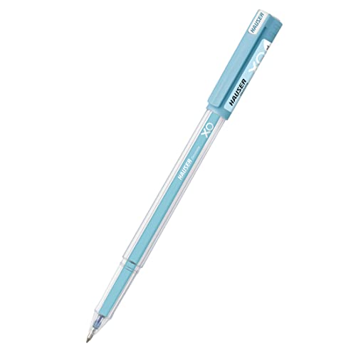 Hauser Germany XO Jumbo Gel Pen Box Pack | Water Proof Ink For Smooth Flow System | Comfortable Grip With Smudge Free Writing | Smooth, Sturdy & Refillable Pen | Blue Ink, Pack of 10 Pens - Image 2