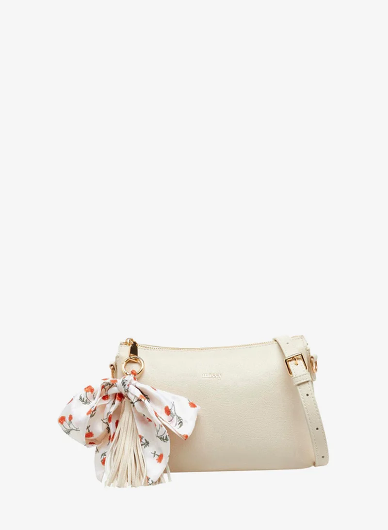 ميسي Bow Charm Crossbody Bag With Detachable Strap