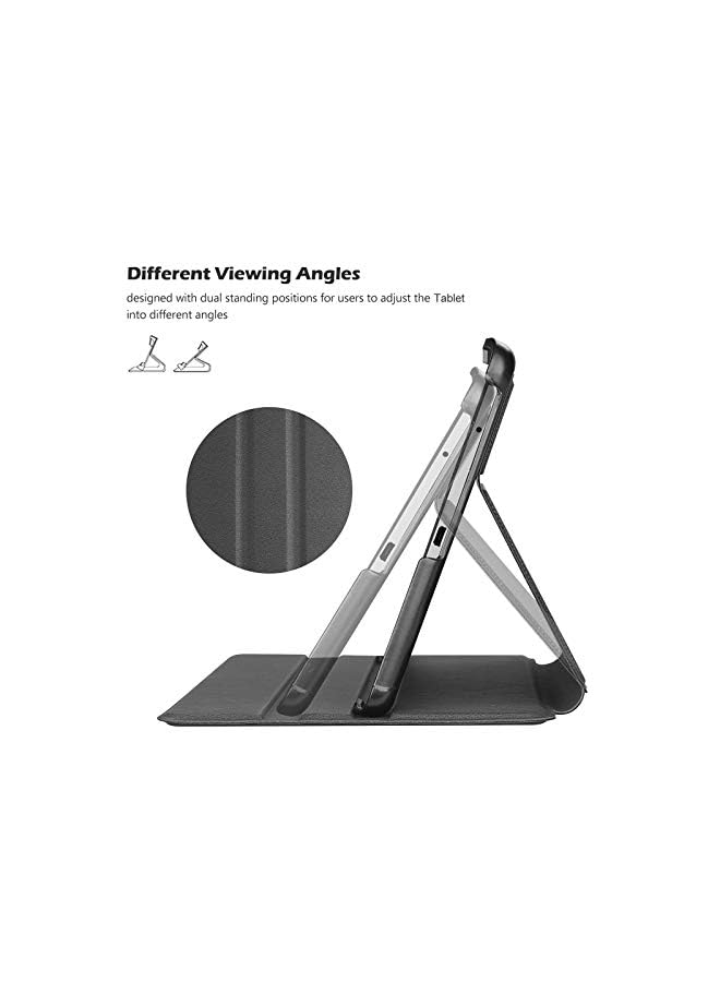 Procases For Lenovo Tab M8 Gen 3 2022/Tab M8 Hd Lte/Tab M8 Hd/Smart Tab M8/Tab M8 Fhd Case, Slim Stand Protective Folio Case Cover For Lenovo M8 Tb-8506F Tb-8505F Tb-8505X Tb-8505Fs -Black - Image 4