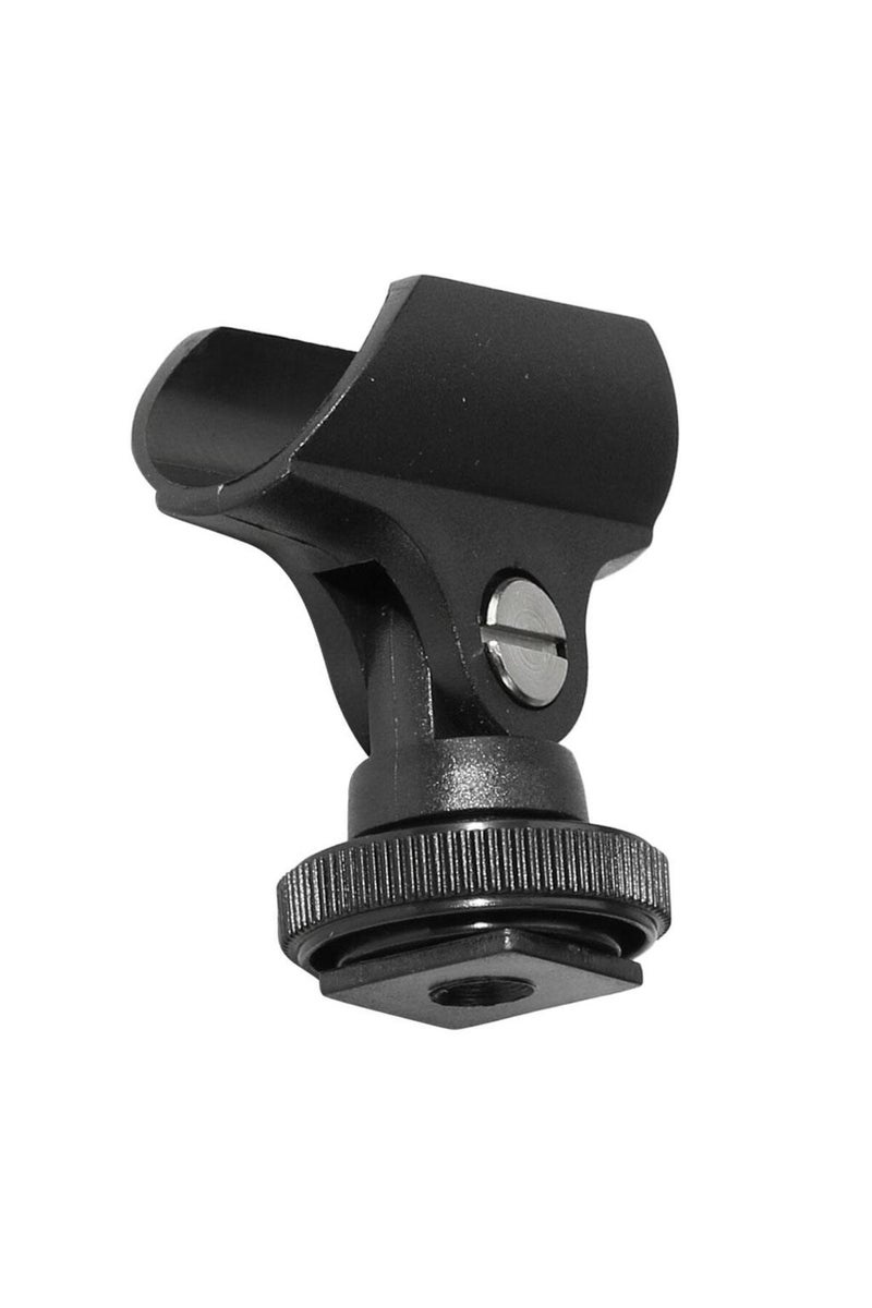 إيروريكس مشبك تثبيت الميكروفون على قاعدة التثبيت لكاميرا الفيديو/ملحقات ميكروفون المقابلات، سهل الاستخدام والتعديل... - Image 3