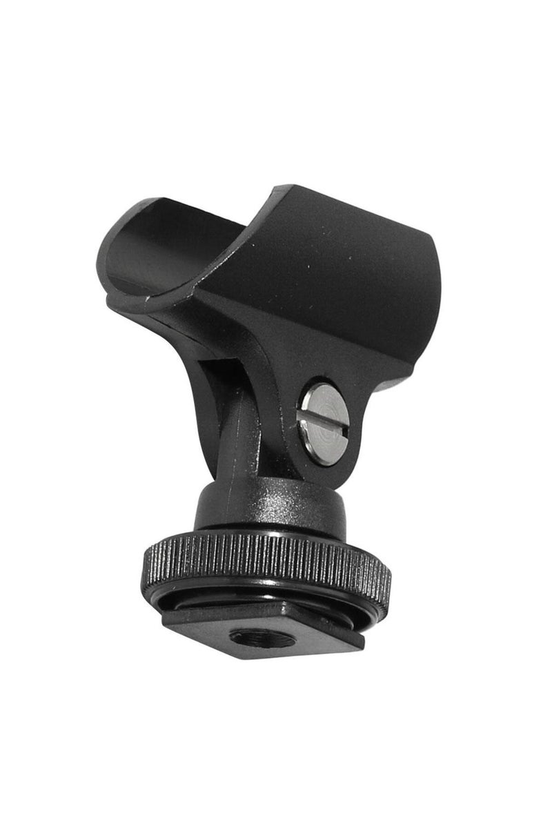 إيروريكس مشبك تثبيت الميكروفون على قاعدة التثبيت لكاميرا الفيديو/ملحقات ميكروفون المقابلات، سهل الاستخدام والتعديل... - Image 2