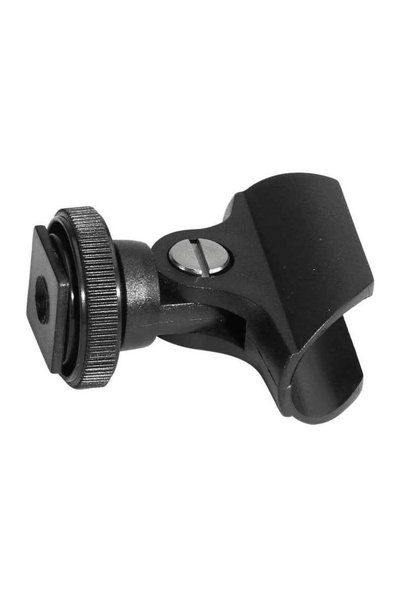 إيروريكس مشبك تثبيت الميكروفون على قاعدة التثبيت لكاميرا الفيديو/ملحقات ميكروفون المقابلات، سهل الاستخدام والتعديل... - Image 5