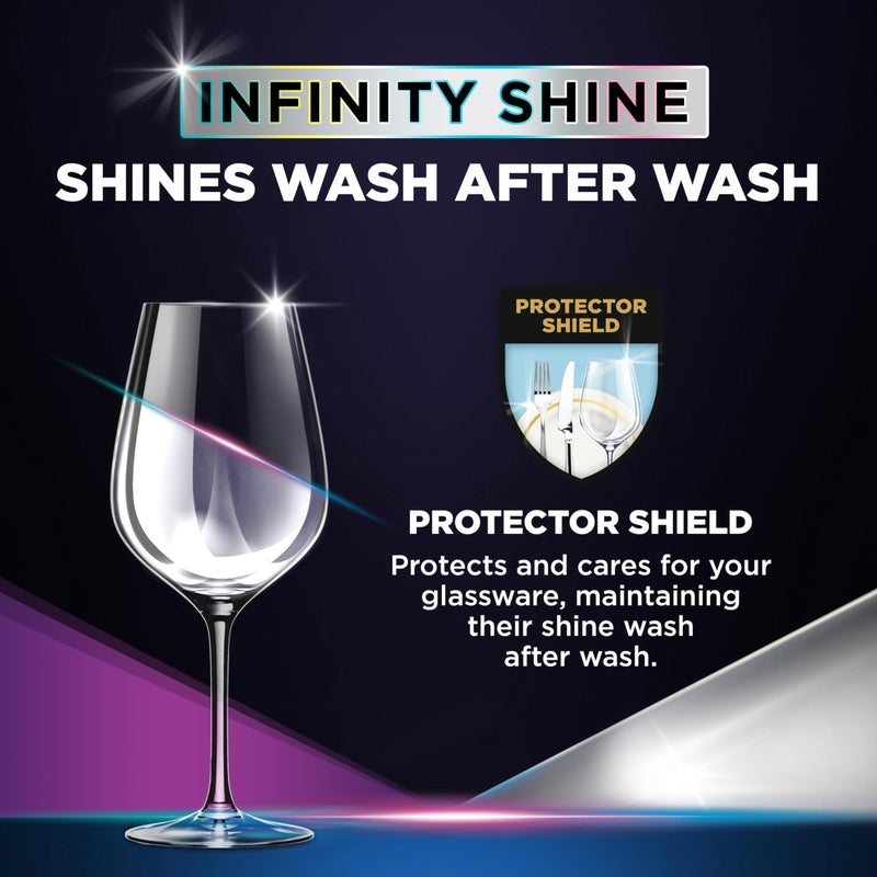 Finish Quantum Infinity Shine Dishwasher Pods, No Pre-Rinse Dishwasher Detergent Soap Removes 24HR Dried-On Stain and Grease, Leaving a Virtually Spotless Shine, 70 Count - Image 5
