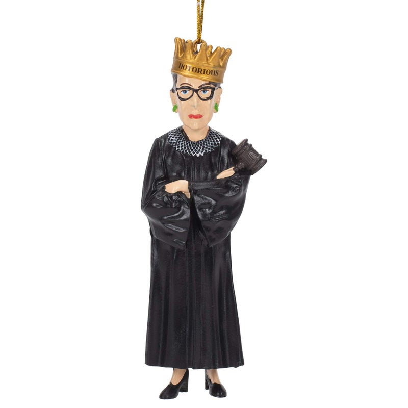 Kurt S Adler Ruth Bader Ginsburg Resin Christmas Ornament H3048 New