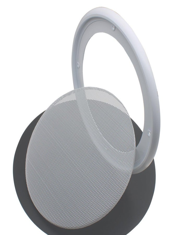 OZXNO غطاءان دائريان لسماعات السقف من OZXNO، قطعتان، لسماعات مقاس 8 بوصات مع براغي (أبيض) - Image 4