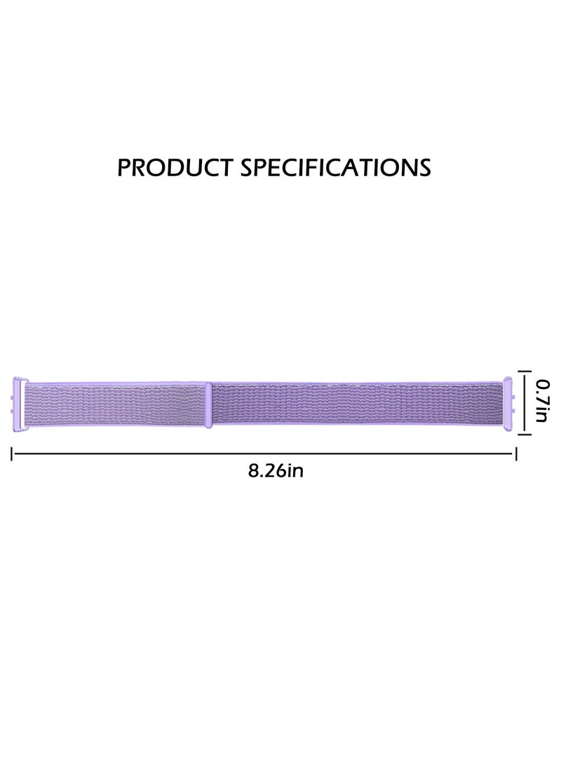 Nylon Band Compatible with Samsung Galaxy Fit3 Sport Fitness Straps for Samsung Galaxy Fit3 SM-R390 for Women Men  - Image 4