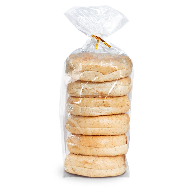APQ Clear Gusseted Poly Bags 5 x 4 x 18 Inch Pack of 100 Gusseted Plastic Bags 1 Mil Thick for Favors with Open Top Clear Plastic Bags for Packaging Cookies Popcorn Candies Homemade Bread