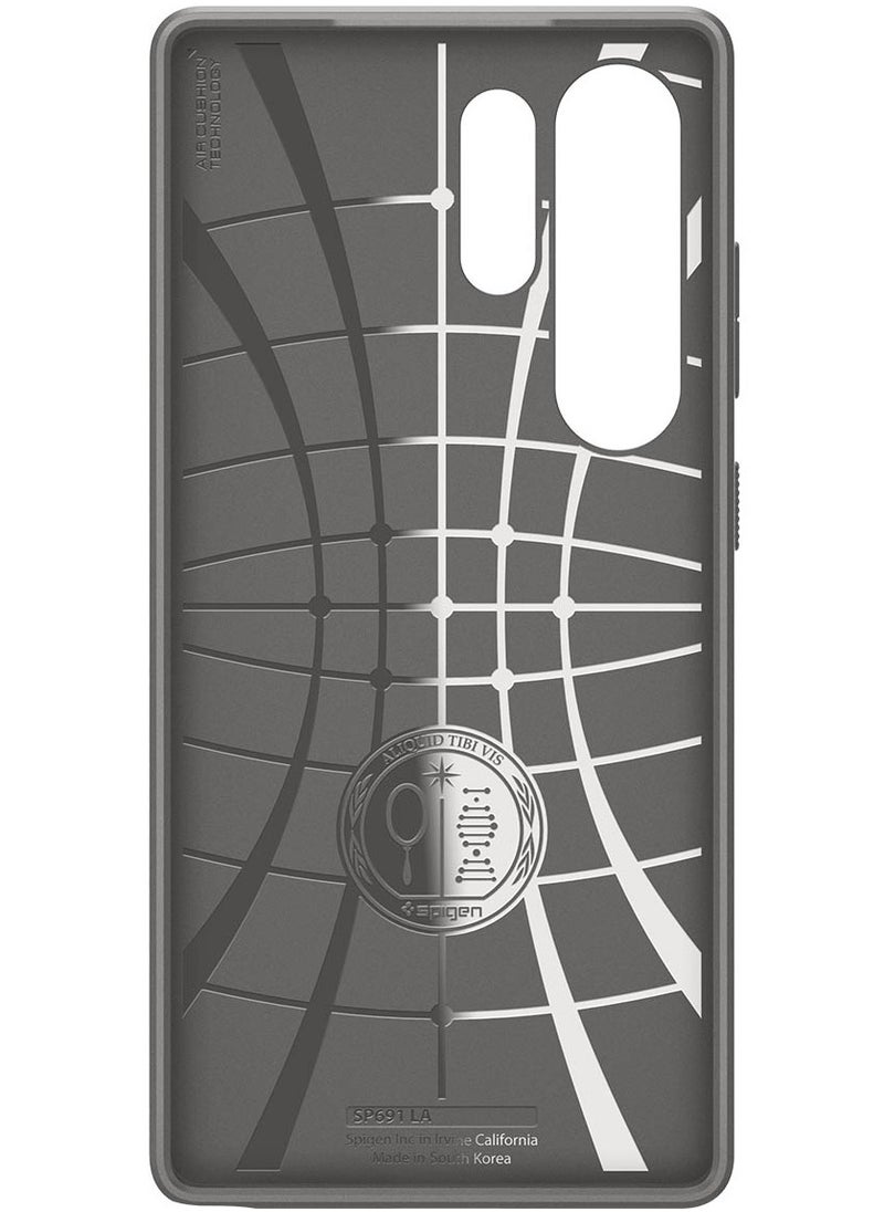 Spigen - Liquid Air for Samsung Galaxy S25 ULTRA Case Cover (2025) - Marble Gray - Image 1