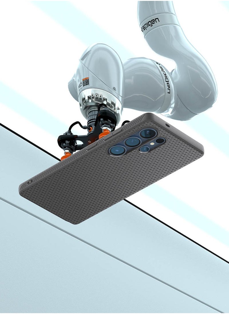 Spigen - Liquid Air for Samsung Galaxy S25 ULTRA Case Cover (2025) - Marble Gray - Image 1