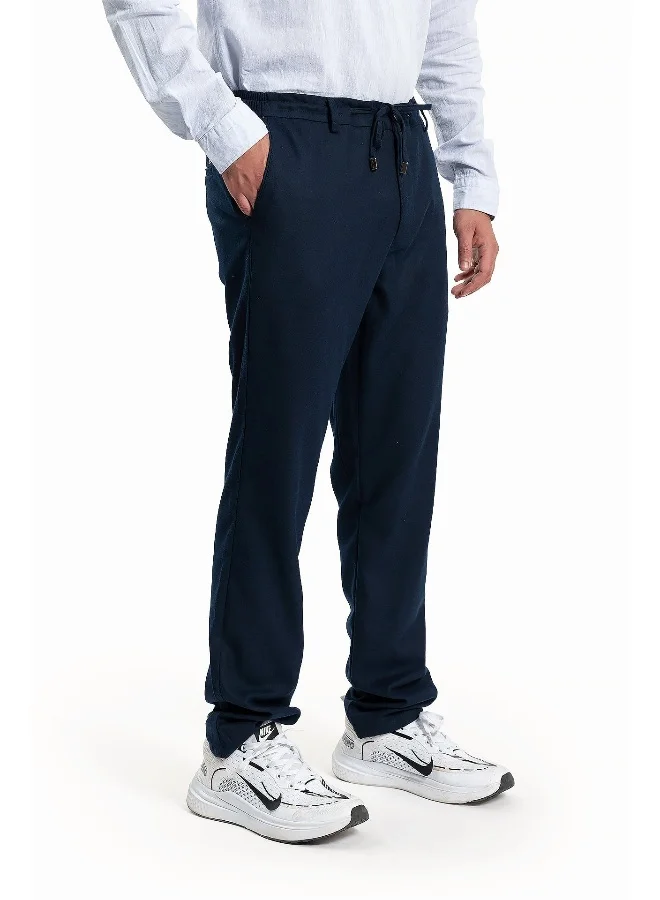 Wecre8 Men's Navy Blue Trousers