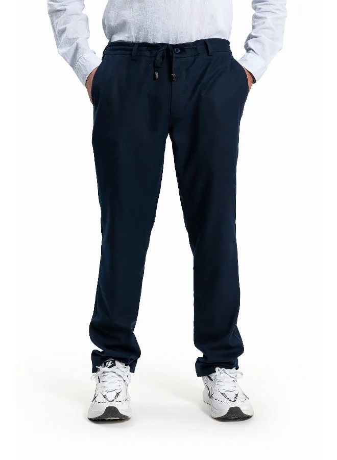 Wecre8 Men's Navy Blue Trousers