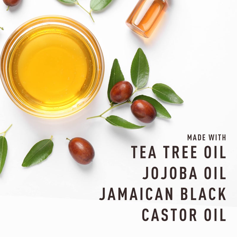 Bevel Essentials 3-in-1 Hair & Scalp Styling Oil for Curly Hair with Tea Tree Oil, Jojoba Oil, and Jamaican Black Castor Oil, 3.4 fl oz (Packaging May Vary) - Image 3