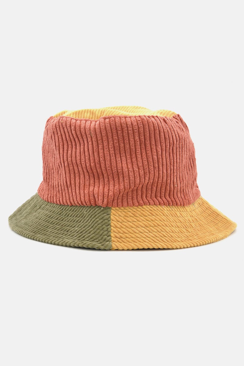 Rampage Women Colorblock  Bucket Hat, Olive Combo - Image 1