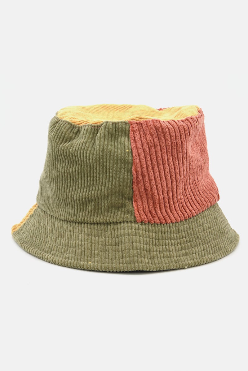 Rampage Women Colorblock  Bucket Hat, Olive Combo - Image 2