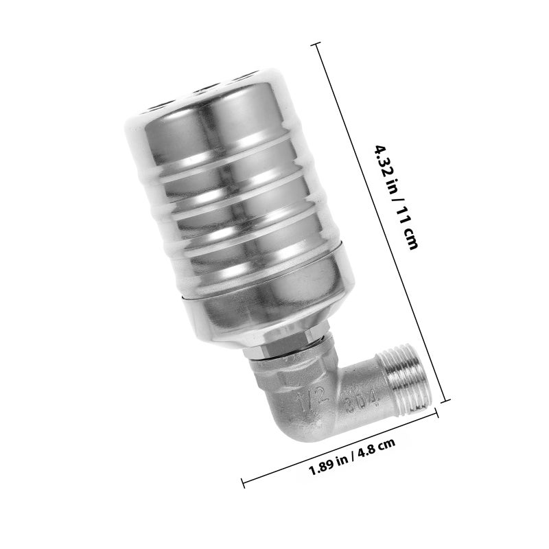 Water Level Control Float Valve Stainless Steel Auto Shut Off 1/2 Inch Mini Float Valve Water Level Controller - Image 2