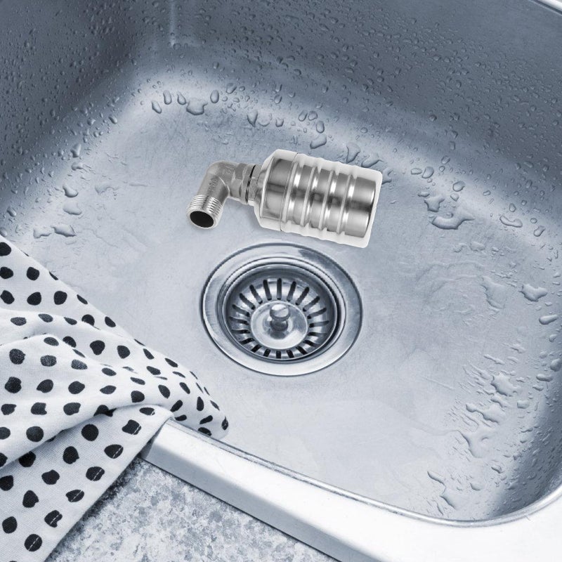Water Level Control Float Valve Stainless Steel Auto Shut Off 1/2 Inch Mini Float Valve Water Level Controller - Image 3