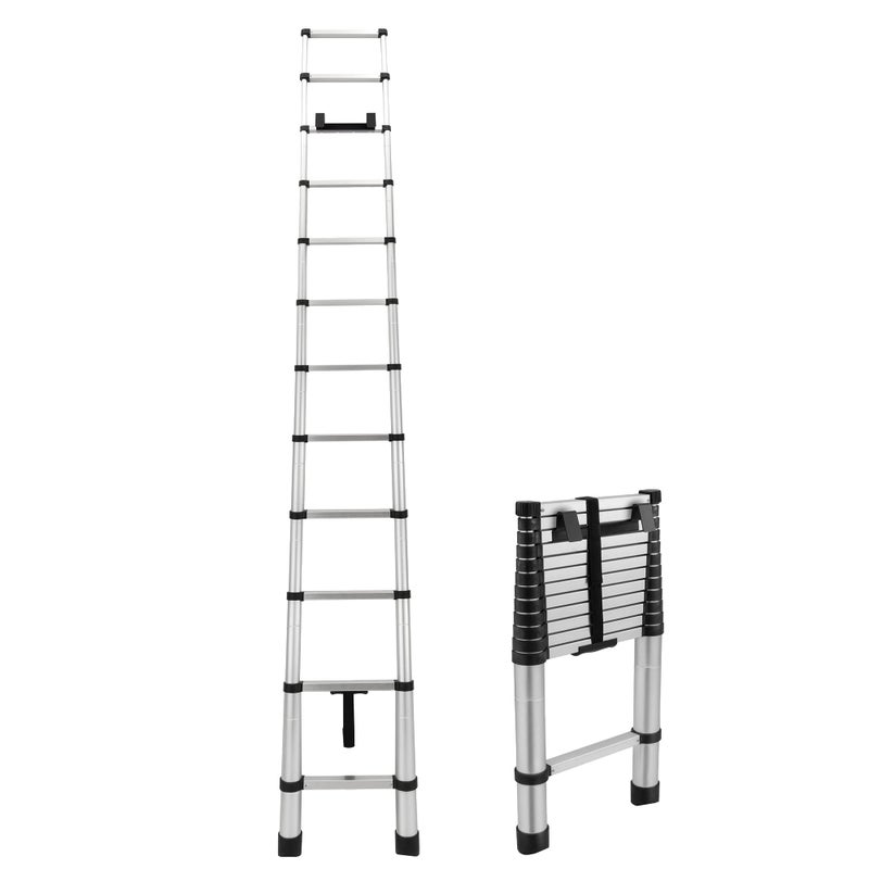 RecPro RV Telescoping Ladder 125ft Compatible with Lippert OnTheGo Prepped Units
