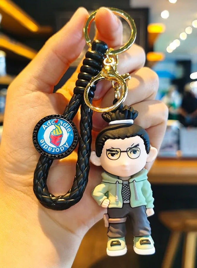 Generic Distinctive cartoon keychain distinctive accessory high-quality anime keychain with Naruto cartoon design that fits with car keys wallet and bag wonderful and beautiful gift - Image 1