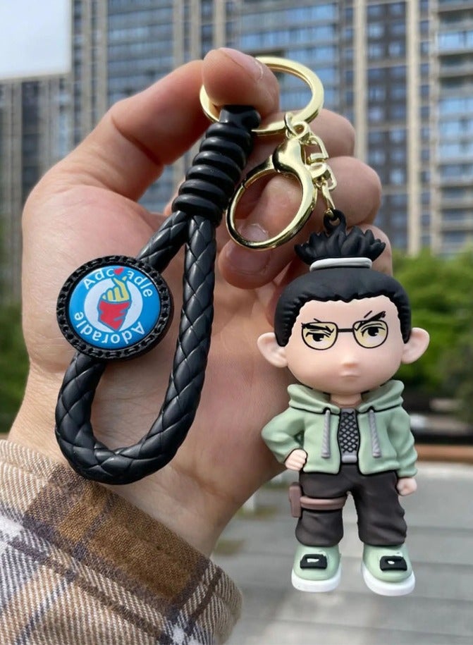 Generic Distinctive cartoon keychain distinctive accessory high-quality anime keychain with Naruto cartoon design that fits with car keys wallet and bag wonderful and beautiful gift - Image 3