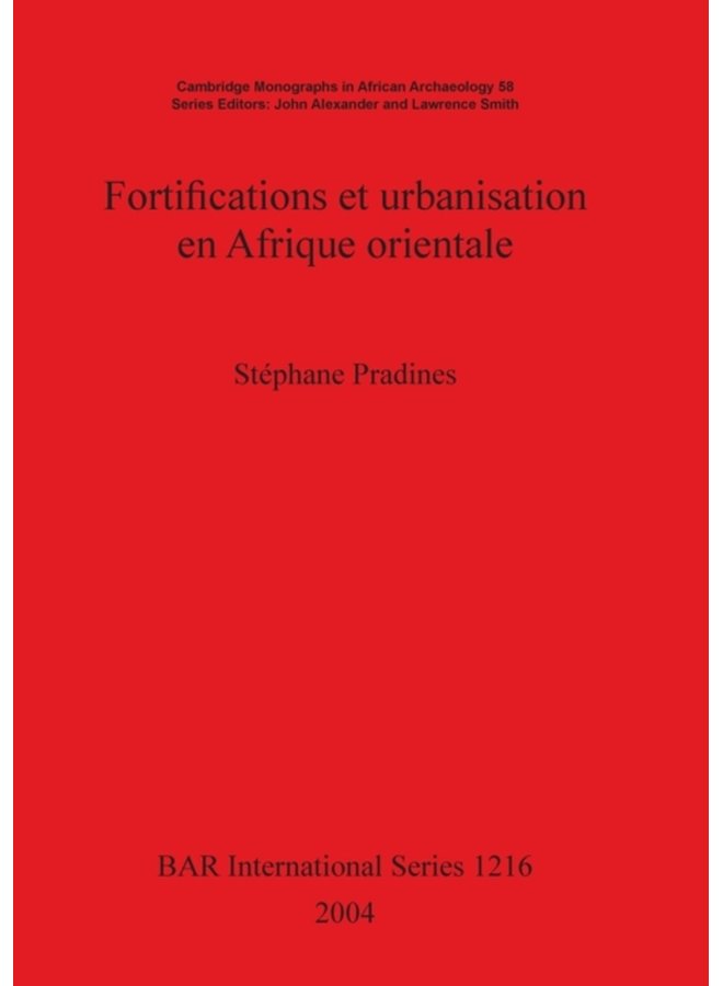 Fortifications et urbanisation en Afrique orientale - Paperback