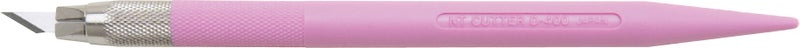 NT CUTTER NT Cutter Resin Holder Art Knife, Pink Holder, 1 Knife (D-401P-P)  - Image 1