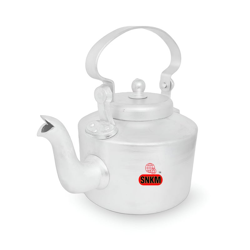SNKM Aluminium Indian Traditional Kettle Tea, Coffee Pot Chai Maker with Lid and Handle (4.5 Liter, Pack of 1) - Image 1