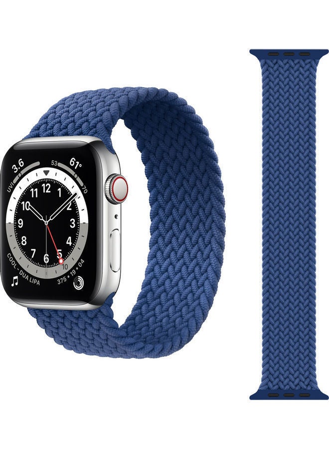 NIBEMINENT Replacement Band For Apple Watch Series 6/SE/5/4/3/2/1 40/38 mm Atlantic Blue - Image 2