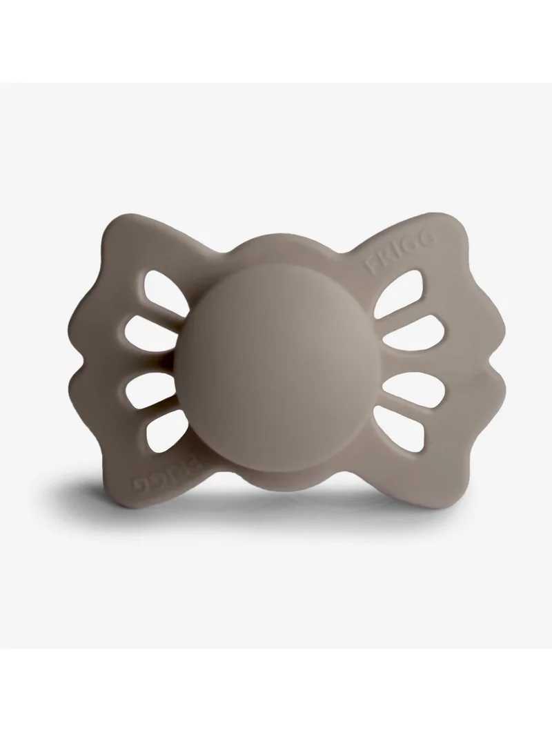 FRIGG Lucky Symmetrical Silicone Baby Pacifier 0-6M 1-Pack Portobello - Size 1
