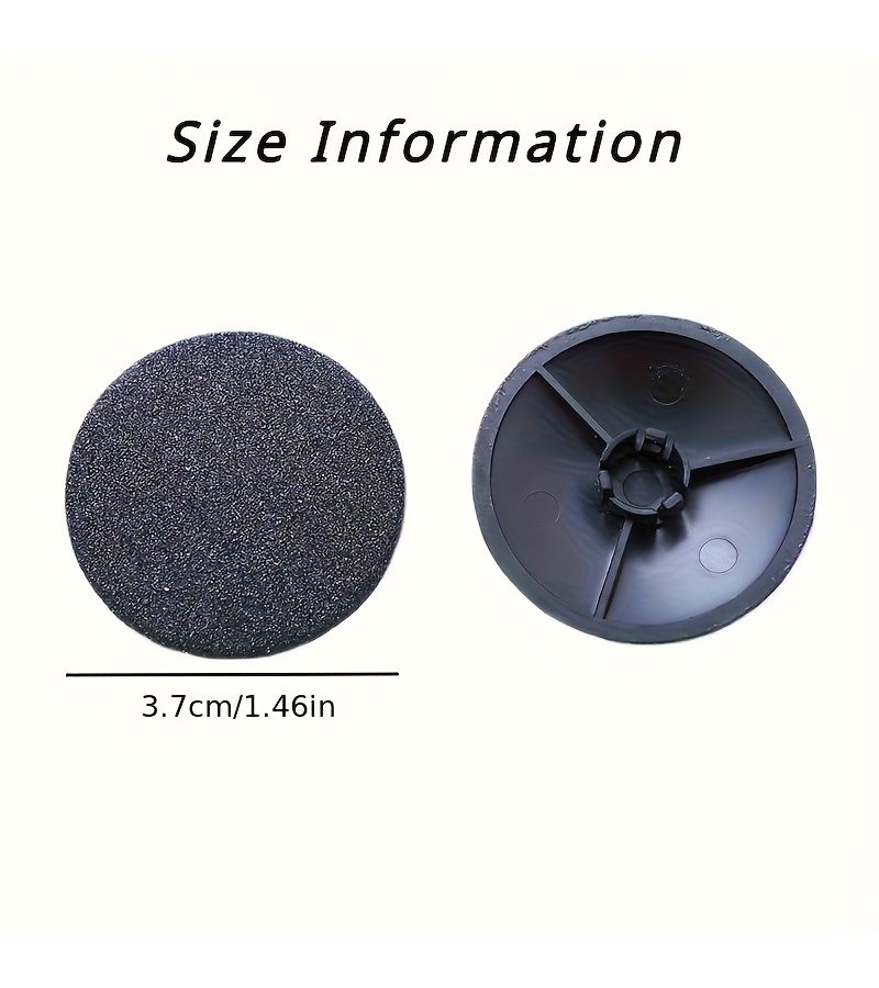 20 Pcs Electric Foot File Replacement Sponge Heads 10 Coarse Grinding Heads 10 Round Grinding Heads Multi Pack Sponge Head - Image 4