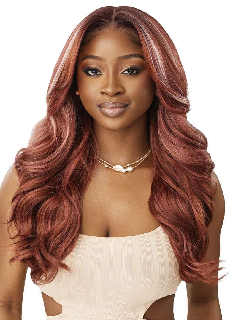 Outre Lace Front Wig Melted Hairline Elara DRFF4COCOA VANILLA SWIRL