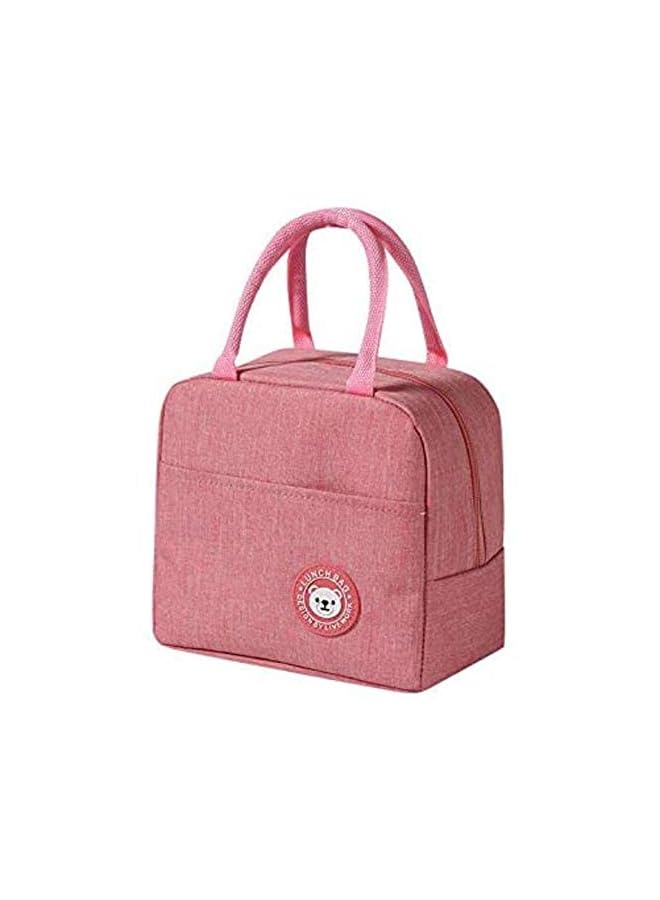 Zaboon Lunch Bags For Women And Men Leakproof Waterresistant Cooler Tote Bag Container For Adults Kids Lightweight Portable Lunch Box For Office Work Outdoor Picnic School(Pink)  - Image 2