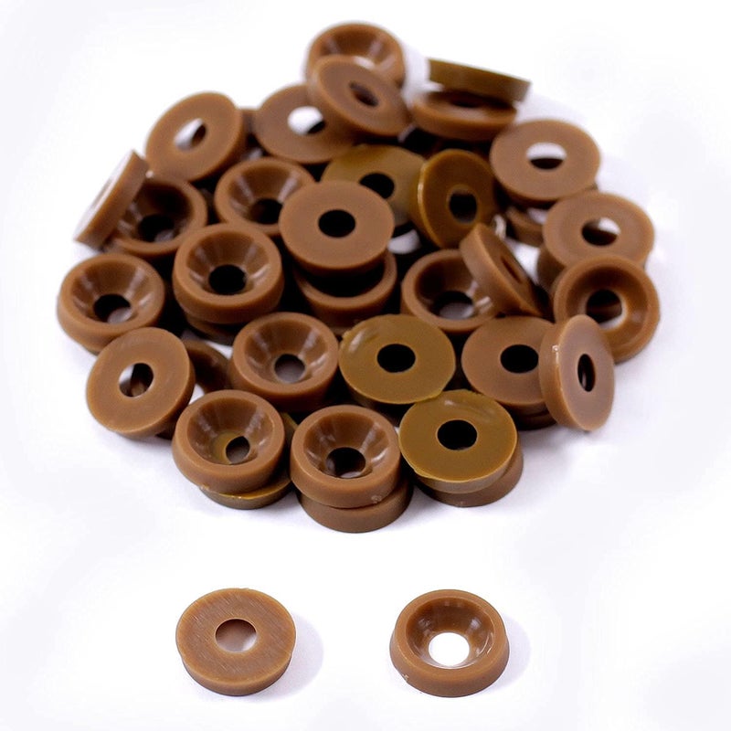 HolsterSmith Colored Nylon Flat Top Finishing Washers - (Color Collection) - (50 Pack) - (0.500 Inch Diameter) - for KYDEX Holsters, Auto Trim, Art Projects, Home Improvement - Image 2