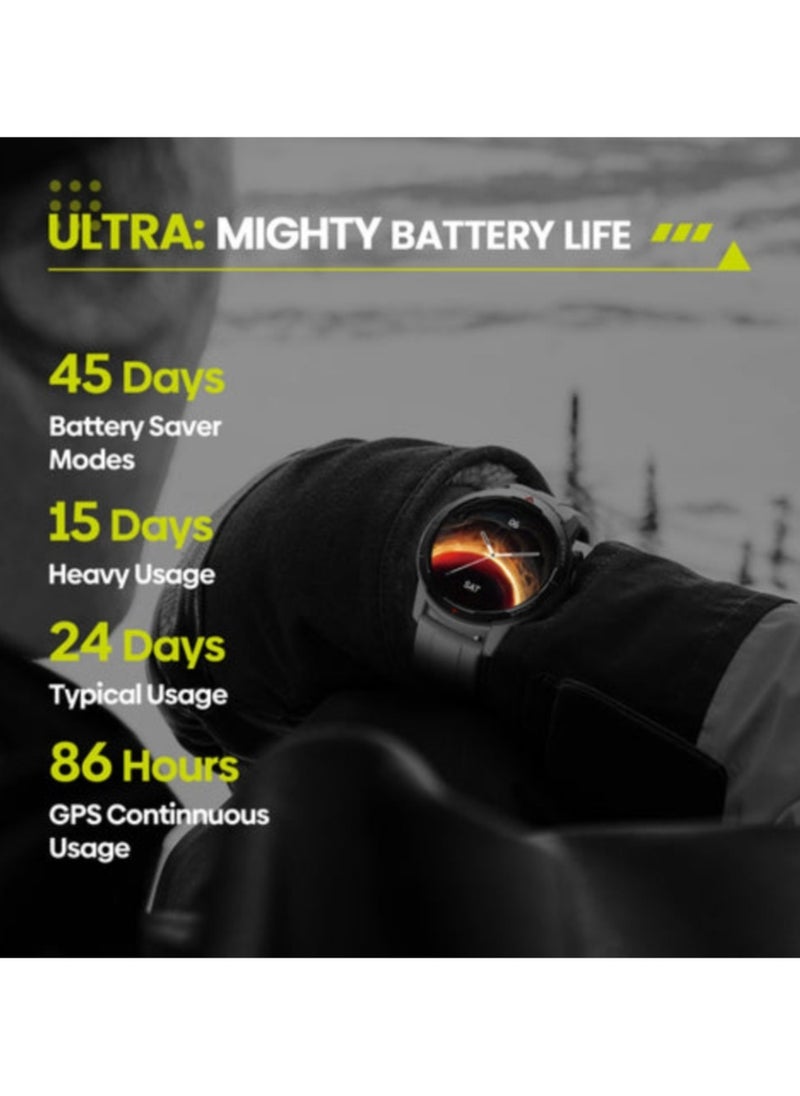 Zeblaze New Zeblaze Stratos 3 Ultra GPS Smart Watch Built-in Dual-band GNSS Compass Barometric Altimeter 5 ATM Long Battery Life  - Image 3